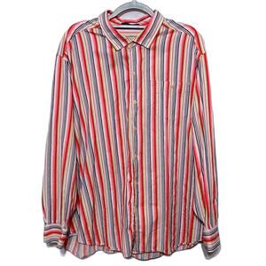 Tommy Bahama Mens Button Down Shirt Long Sleeve Striped Casual‎